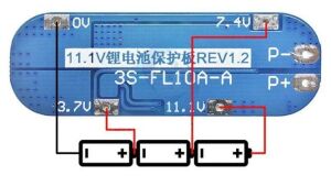 3S 10A 12.6V BMS Koruma Kartı Lityum Batarya 18650 Li-ion Lipo Protection Module