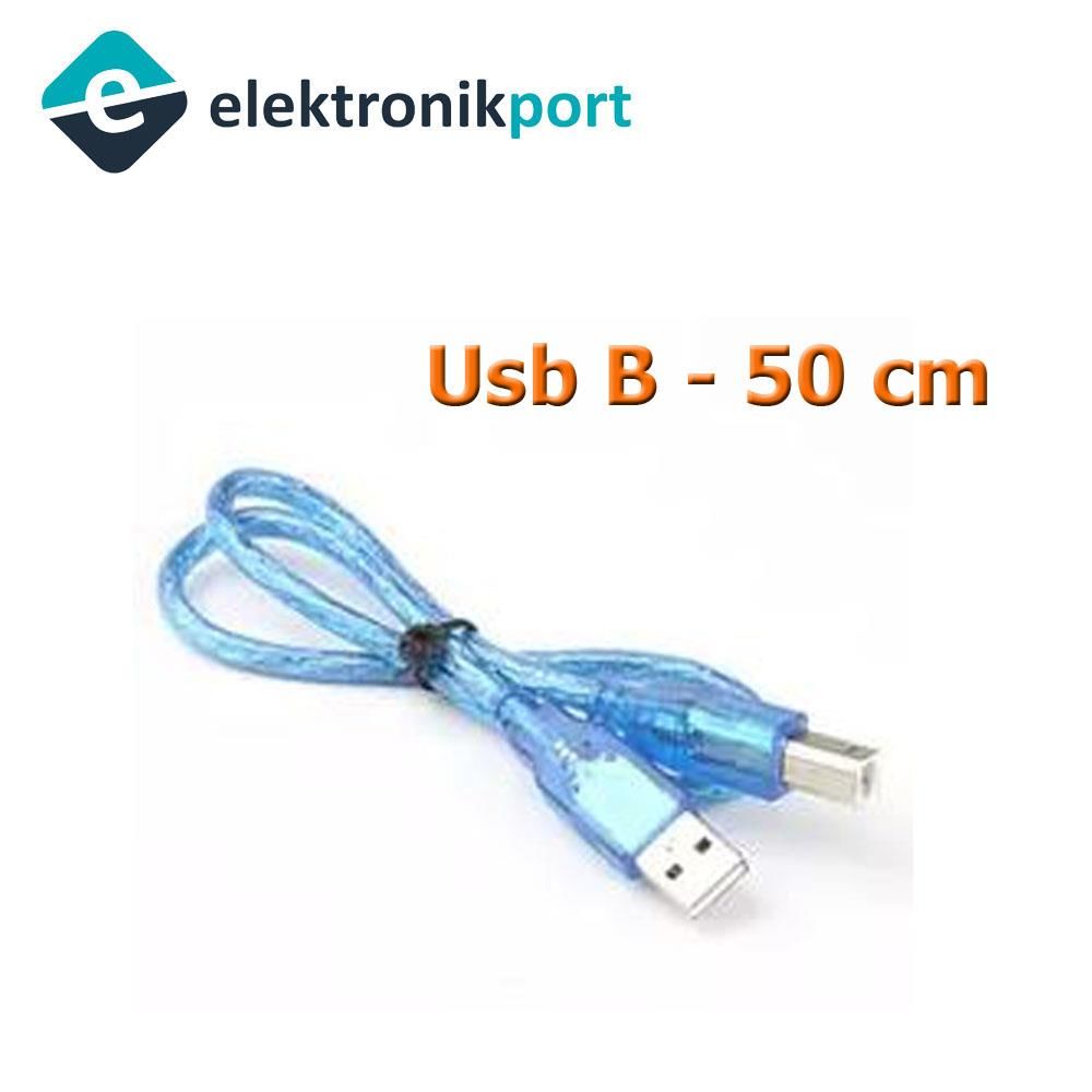 Yazıcı Kablosu 50 cm - Arduino Uyumlu USB B Erkek USB Erkek