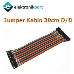 Jumper Kablo (Dişi - Dişi) 30 cm 40 adet