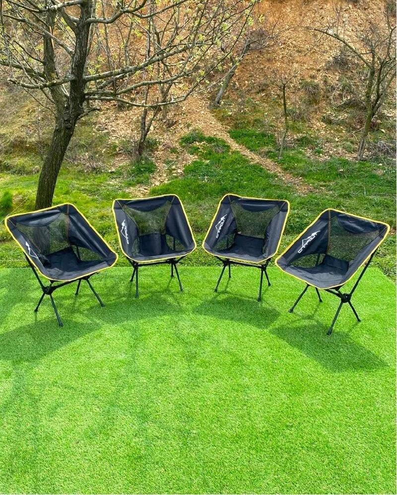 NURGAZ CAMPOUT 4'LÜ PRATİK SANDALYE SET