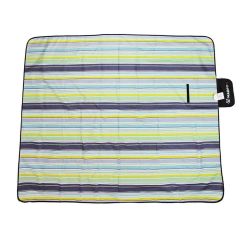 Madfox Skyloft Su Gecirmez Piknik Kamp Örtüsü MAVİ STRİPE