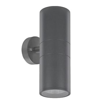 HELIOS HS 5615 Antrasit Çift Yönlü Dış Mekan Aplik (GU10 Duylu - Metal Gövde)
