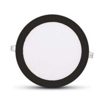 VOLTEK VPSAYS01230 12 Watt Siyah Kasa Sıva Altı Yuvarlak LED Panel - Gün Işığı (3000K)