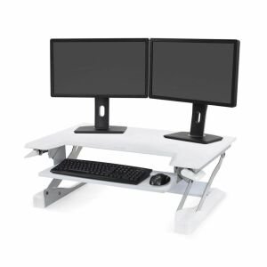 Ergotron WorkFit-T 33-397-062 Beyaz Oturmalı Masaüstü Bilgisayar Standı
