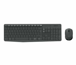 Logitech MK235 920-007925 Q Siyah Kablosuz Klavye Mouse Seti
