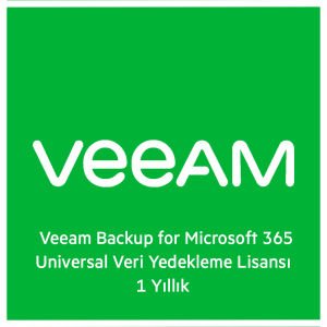 Veeam Backup for Microsoft 365 V-VBO365-0U-SU1YP-00 Universal Veri Yedekleme Lisansı (1 Yıllık)