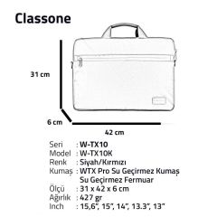 CLASSONE W-TX10K ÇAN WTX10 Pro 15.6''