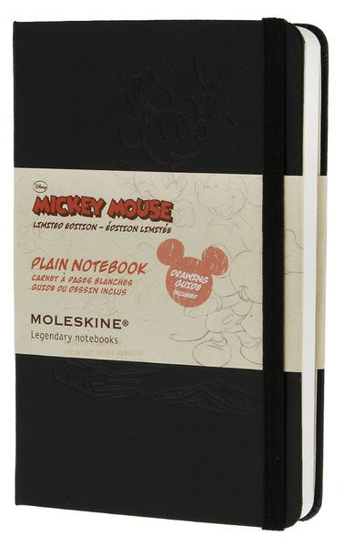 Moleskine Limited Edition Mickey Mouse Sert Kapak, Düz, Cep Boy Defter