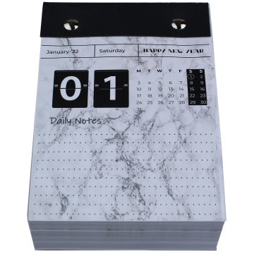 Papemus 2022 Daily Notes Masa Üstü Günlük Takvim, (15x10,5cm), İngilizce Format