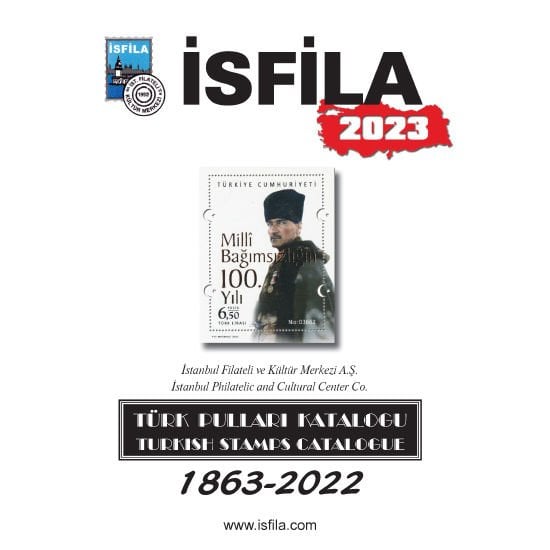 İsfila 2023 Türk Pulları Kataloğu 1863-2022