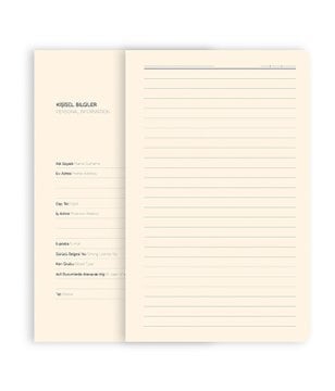 PULKO Notebook Kanguru Not Defteri, (15x21cm), Termo Deri, Sert Kapak, 224 Sayfa, Çizgili, Telefon Cebli Ve Kalem Tutacaklı, 003,