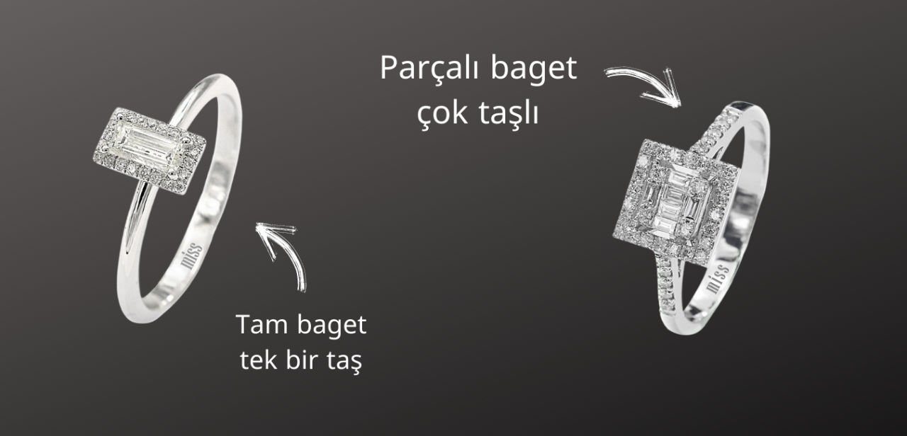 Pırlanta Baget Yüzük