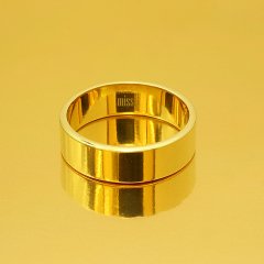 Altın Klasik Evlilik Alyansı 6 mm