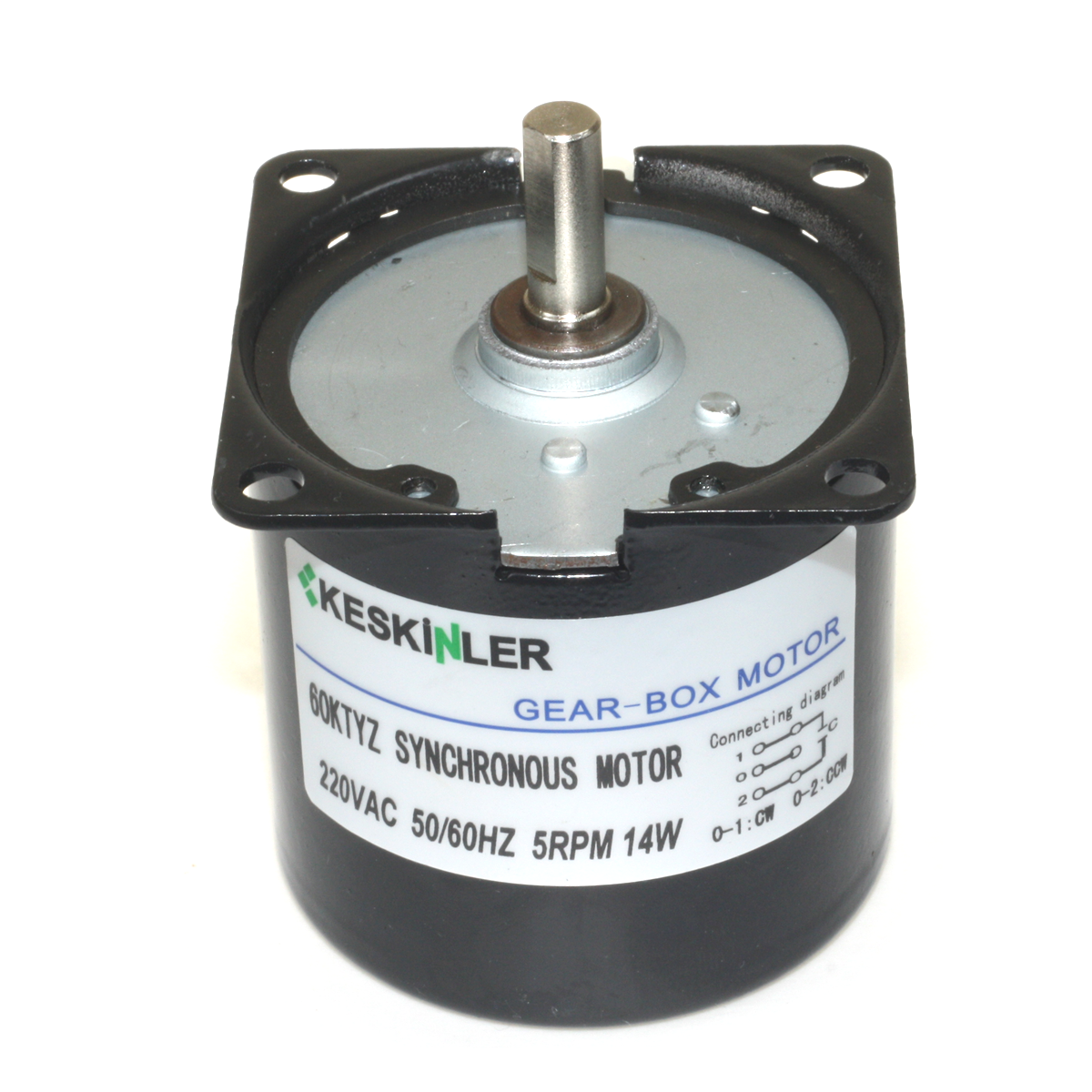 60-KTYZ 5RPM 14W AC Senkron Motor