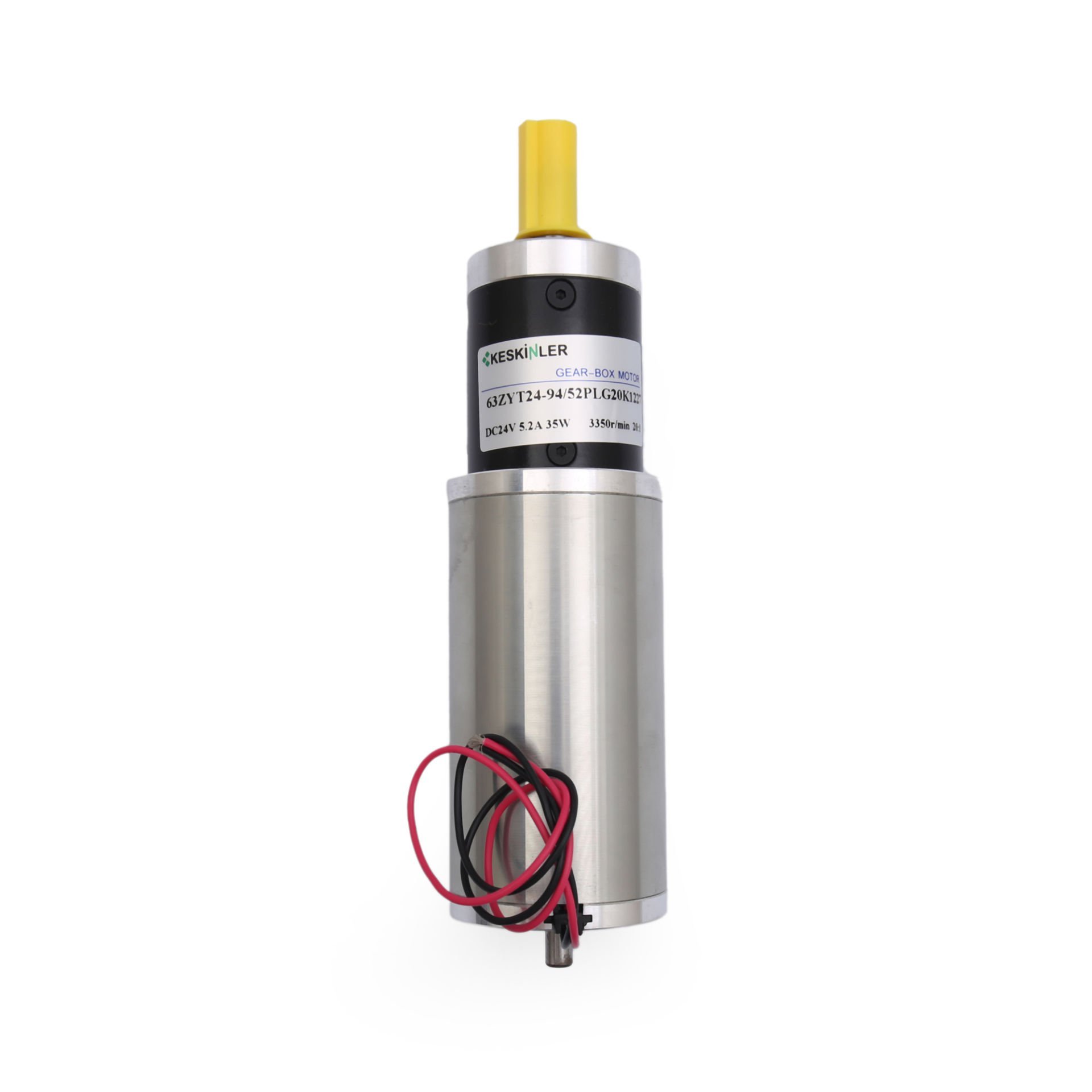 63ZYT24-94 24V 170RPM Planet Redüktörlü Dc Motor