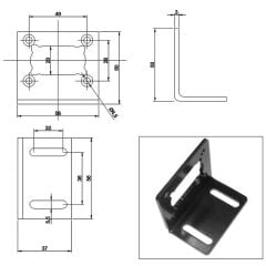 KWL-31 Redüktörlü Metal Motor Tutucu