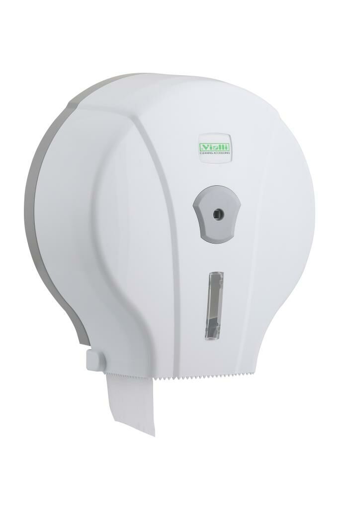 Omnipazar Vialli MJ1 Mini Jumbo Wc Tuvalet Kağıdı Dispenseri Aparatı Beyaz