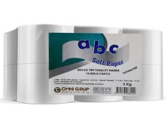 Abc soft Dev Ev Tipi Tuvalet Kağıdı 12 Rulo 2 Katlı