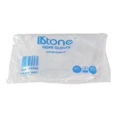 Stone Tek Kullanımlık Şeffaf Eldiven 100'lü Paket