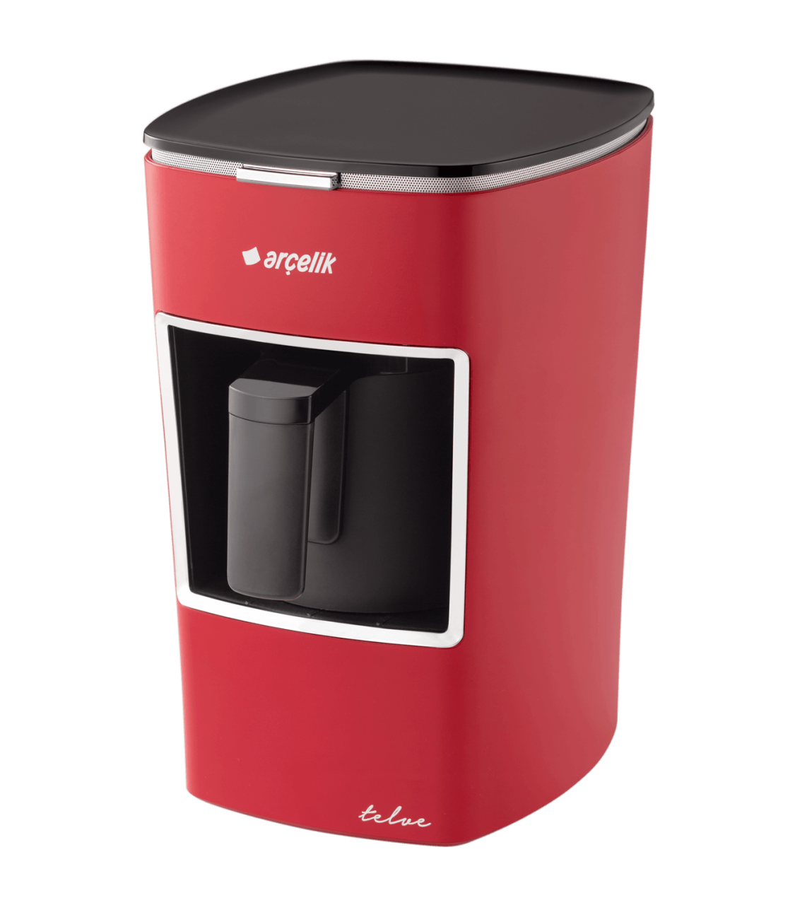 Arçelik Revizyonlu K 3300 Kırmızı Mini Telve Türk Kahve Makinesi