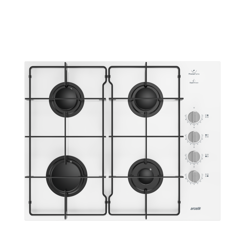 Arçelik OCD D 651-1 EKB Gazlı Cam Tablalı Ocak