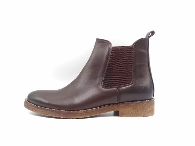 Güvener Kahverengi Hakiki Deri Erkek Chealse Bot