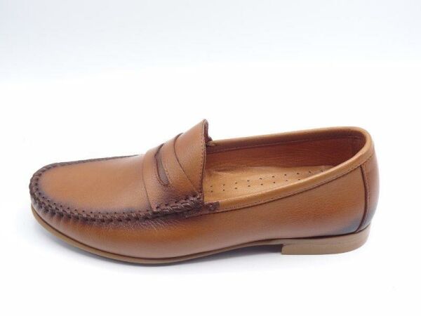 King Shoes Taba Yazlık Erkek Ayakkabı AU541