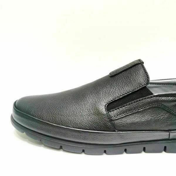 King Shoes Siyah Bağsız Erkek Ayakkabı