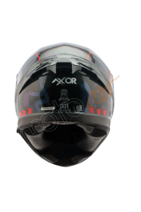 Axor Apex Carbon Big Checks Kask Carbon Red Gloss