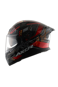 Axor Apex Tiki Kask Black Red Gloss