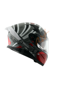 Axor Apex HEX-2 Kask Cool Grey Red Gloss