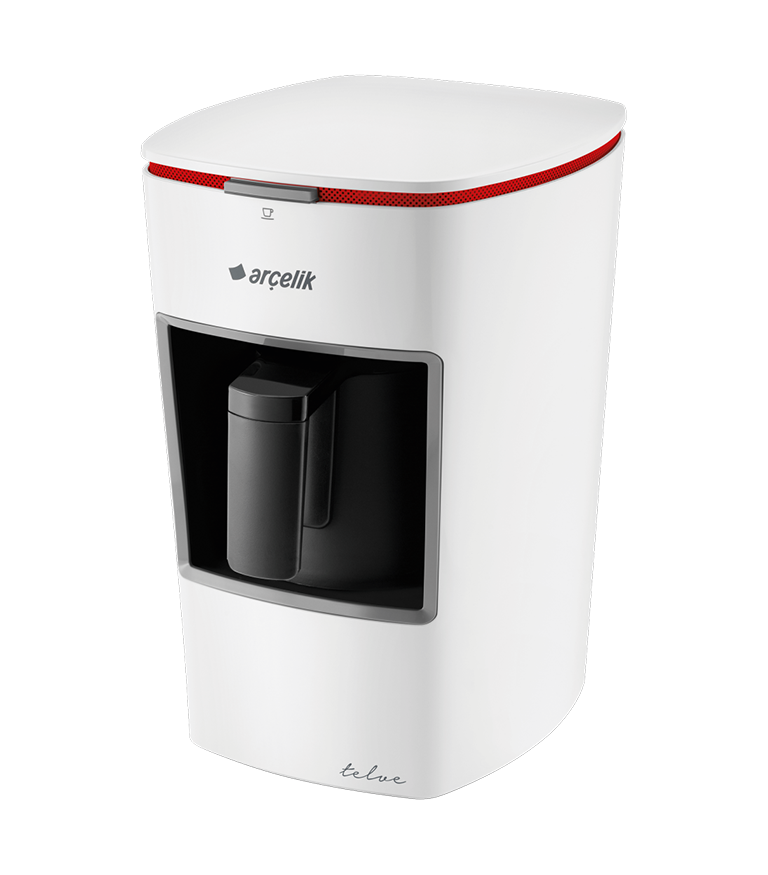 Arçelik K 3300 Beyaz Mini Telve Türk Kahve Makinesi