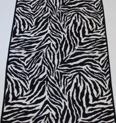 Zebrasa Desenli Mio Caz Şal - Siyah