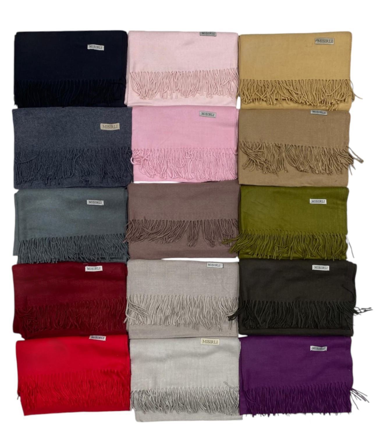 Yün Etol Omuz Şalı - Gri