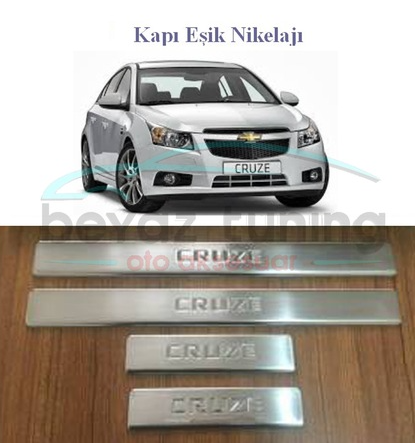 Chevrolet Cruze Kapı Eşiği Kromu Nikelajı