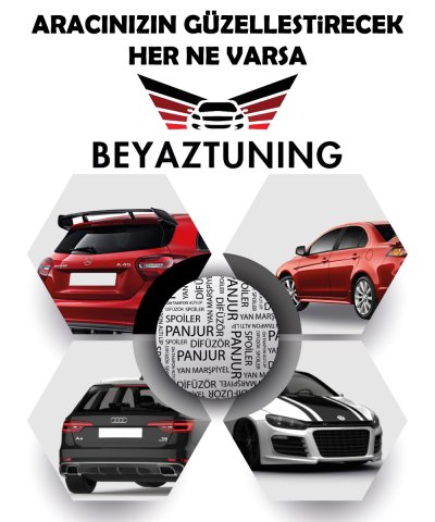 Audi A4 B9 Bagaj Üstü Spoiler Abs Plastik 2016-
