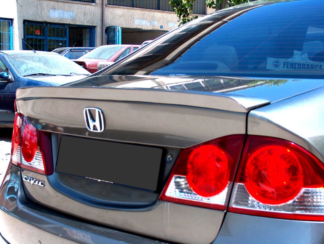 Honda Civic Fd6 Bagaj Üstü Spoiler Boyasız