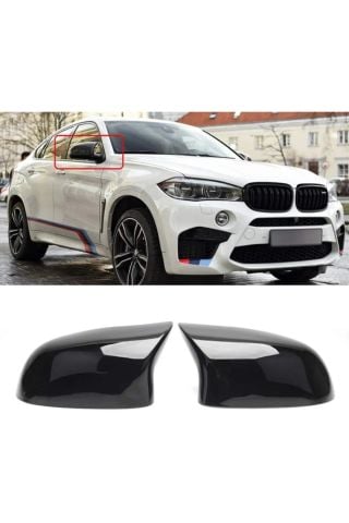 Bmw X4 Yarasa Ayna Kapağı Batman Parlak Siyah Piano Black
