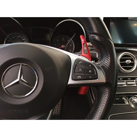 Mercedes W205 Amg Direksiyon F1 Vites Kulakçık Paddle Shift Kırmızı