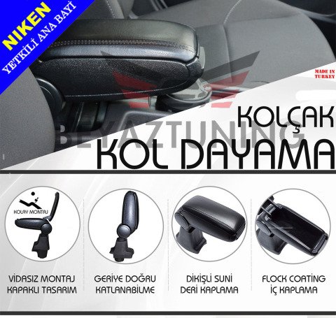 Renault Clio 4 Kol Dayama Kolçak Orjinal Vidasız 2013-