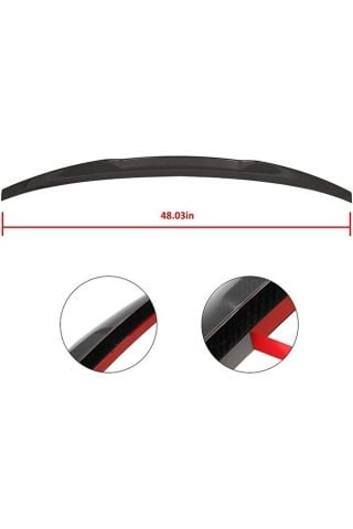 Audi A5 Bagaj Üstü Spoiler Siyah Boyalı Yarasa 2017 Sonrası