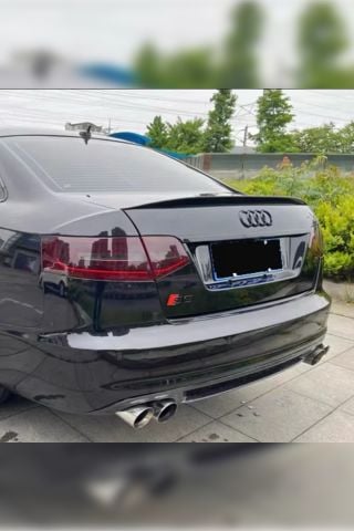 Audi A6  Bagaj Üstü Spoiler Parlak Siyah 2005-2011