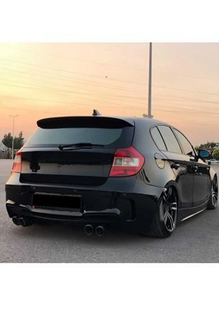 Bmw Bagaj Üstü E81-E87  Uyumlu Pianoblack Spoiler 2004-2011