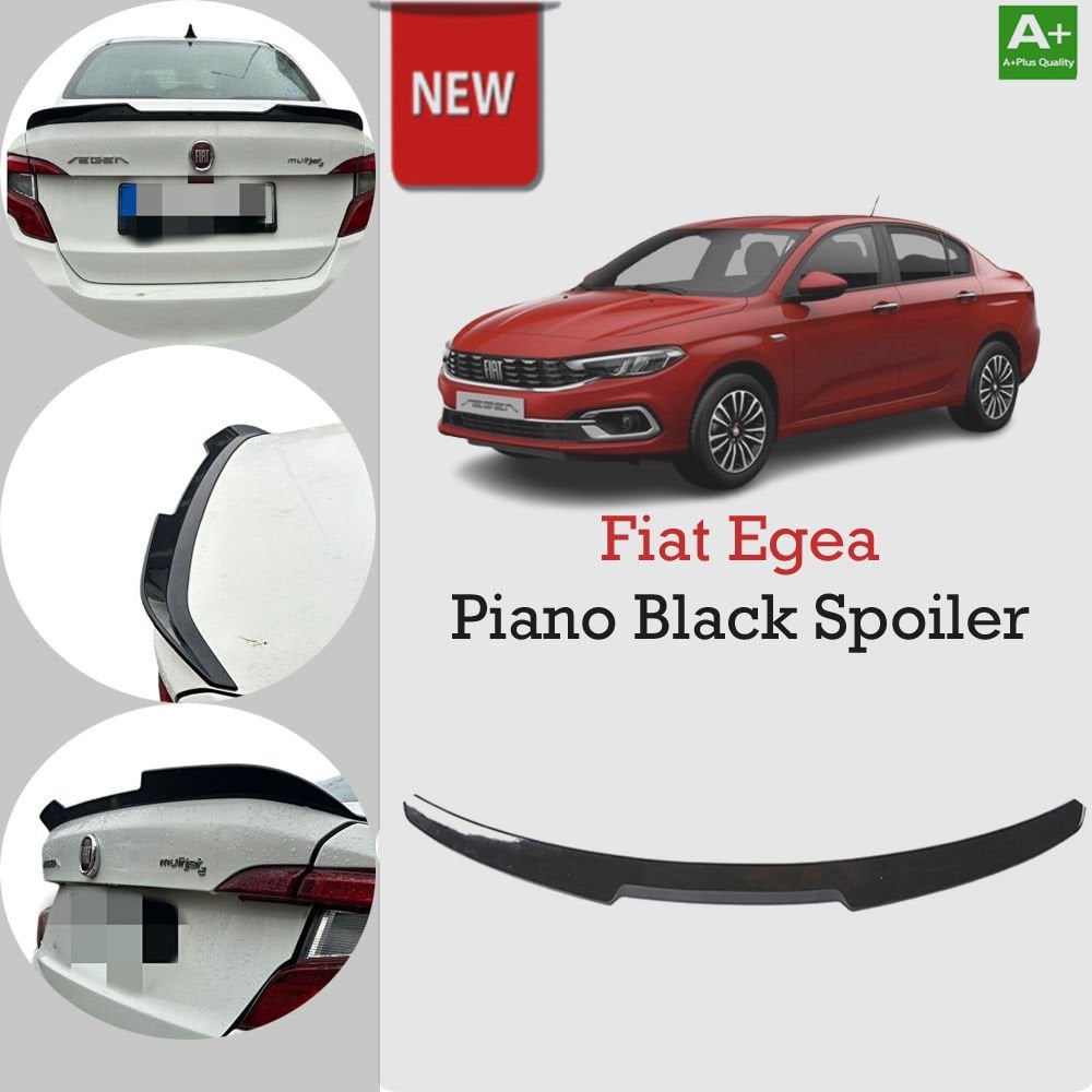 Fiat Egea Bagaj Üstü Yarasa Pianoblack Spoiler