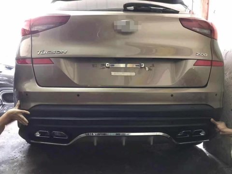 Hyundai Tucson Ön Arka Tampon Koruma Difüzör Amg Model 2018 Sonra
