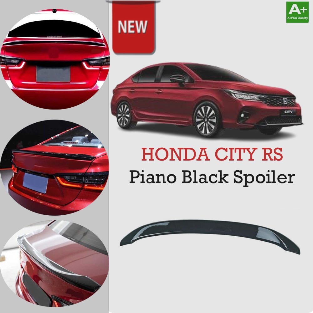Honda City Bagaj Üstü Spoiler Piano Black 2020 Sonrası