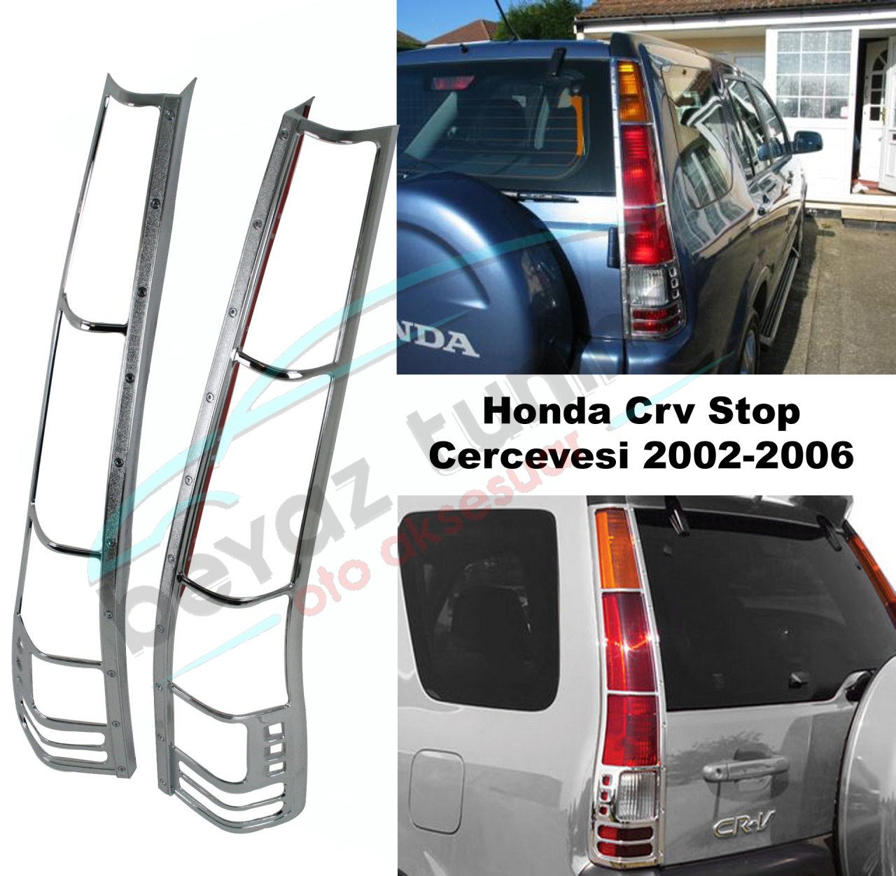 Honda Crv Stop Çerçevesi Kromu Nikelajı 2005-2006