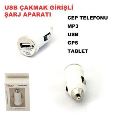 Araç İçi USB Telefon Tablet Şarj Soketi 12 - 24 Volt