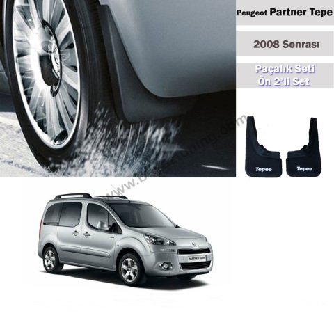 Peugeot Partner Tepee Paçalık Tozluk Çamurluk Ön Set