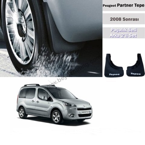 Peugeot Partner Tepee Paçalık Tozluk Çamurluk Arka Set